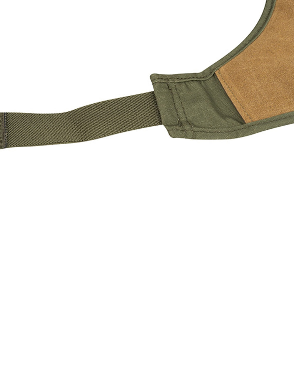 Green coloured Jack Pyke Pro Sport Recoil Shoulder Pad on white background 