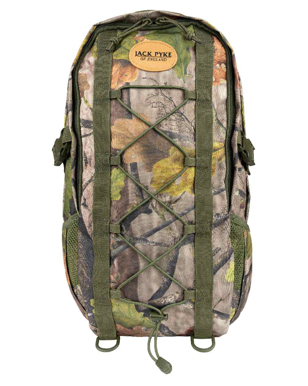 EVO coloured Jack Pyke Rifle Rucksack on white background 