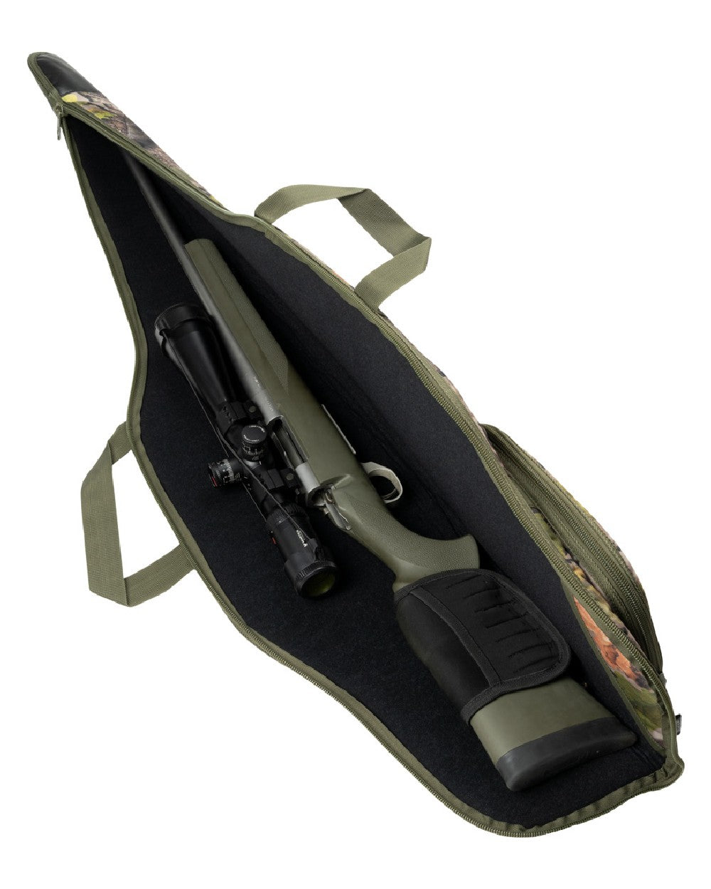 EVO coloured Jack Pyke Rifle and Sight Slip on white background 