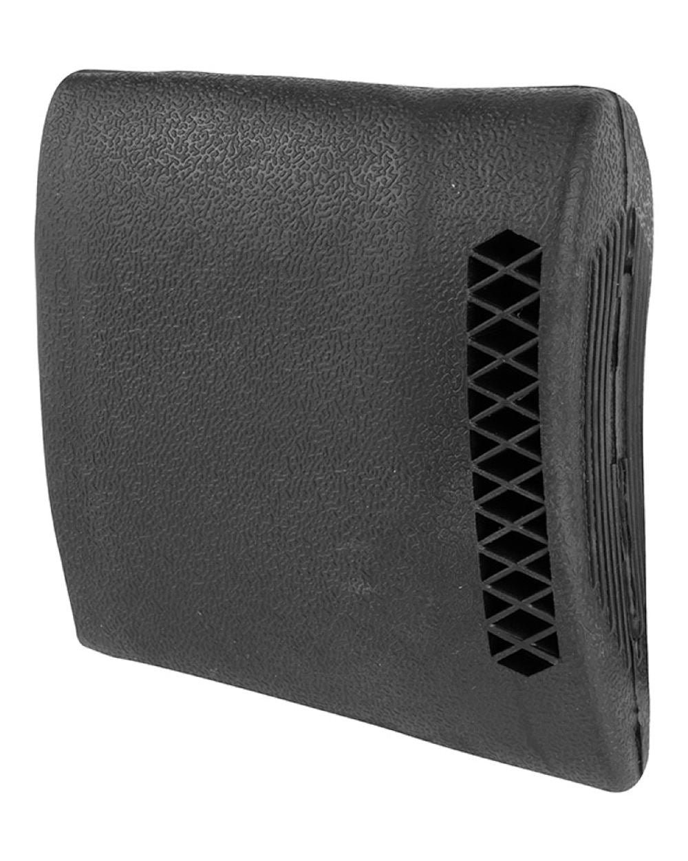 Black coloured Jack Pyke Shock Absorbing Rubber Recoil Pad on white background 