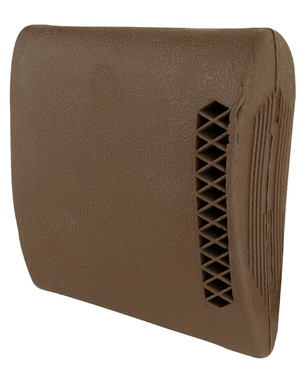 Brown coloured Jack Pyke Shock Absorbing Rubber Recoil Pad on white background 