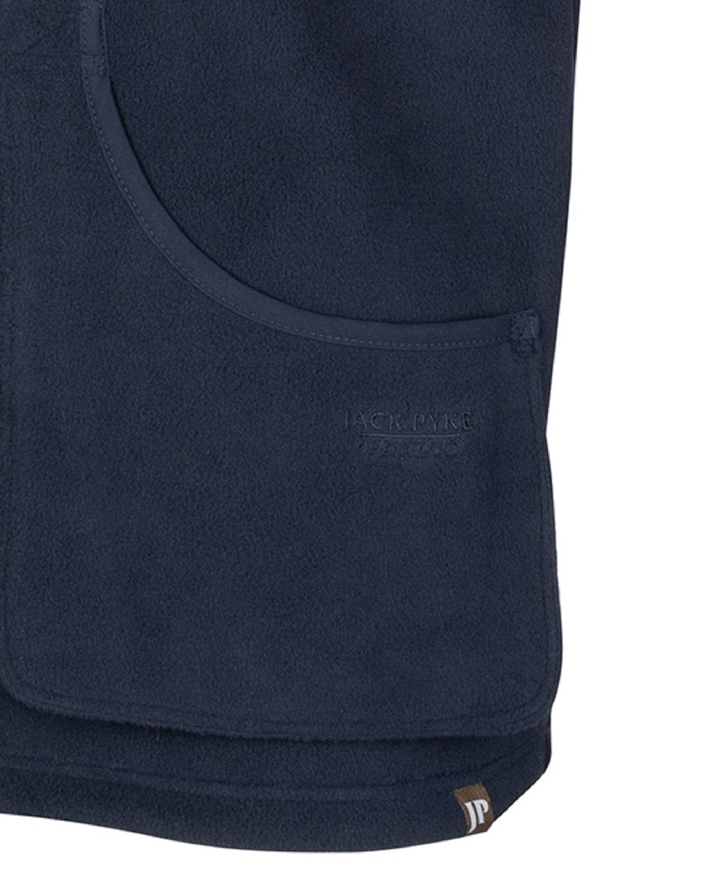 Navy Jack Pyke Shooters Gilet on white background 