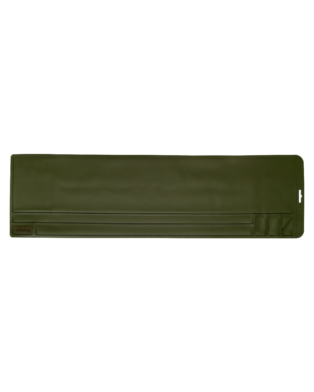 Green coloured Jack Pyke Silicone Gun Maintenance Mat on white background 