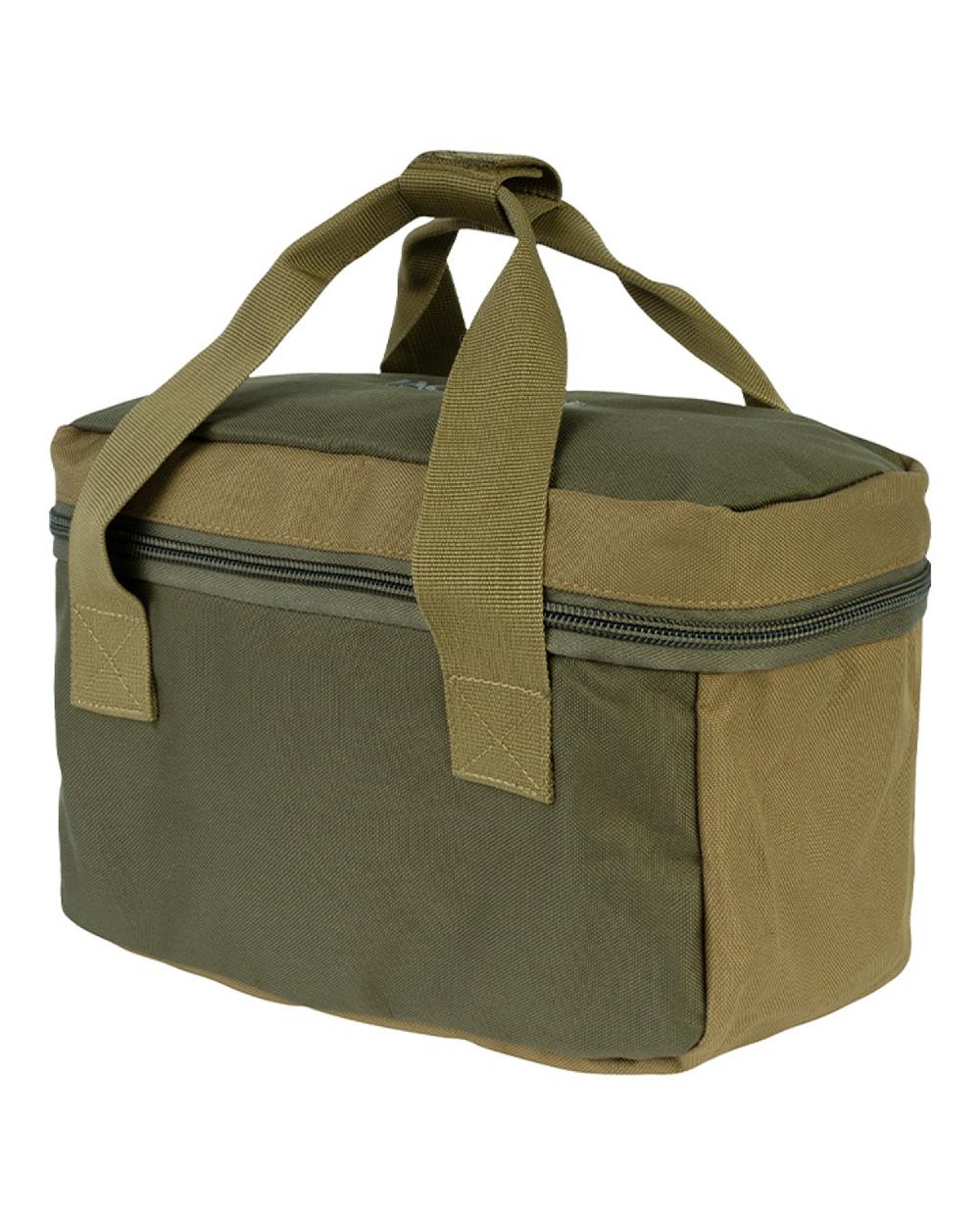 Green coloured Jack Pyke Sporting Cartridge Carrier 100 on white background 