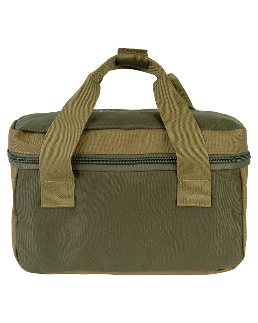 Green coloured Jack Pyke Sporting Cartridge Carrier 100 on white background 