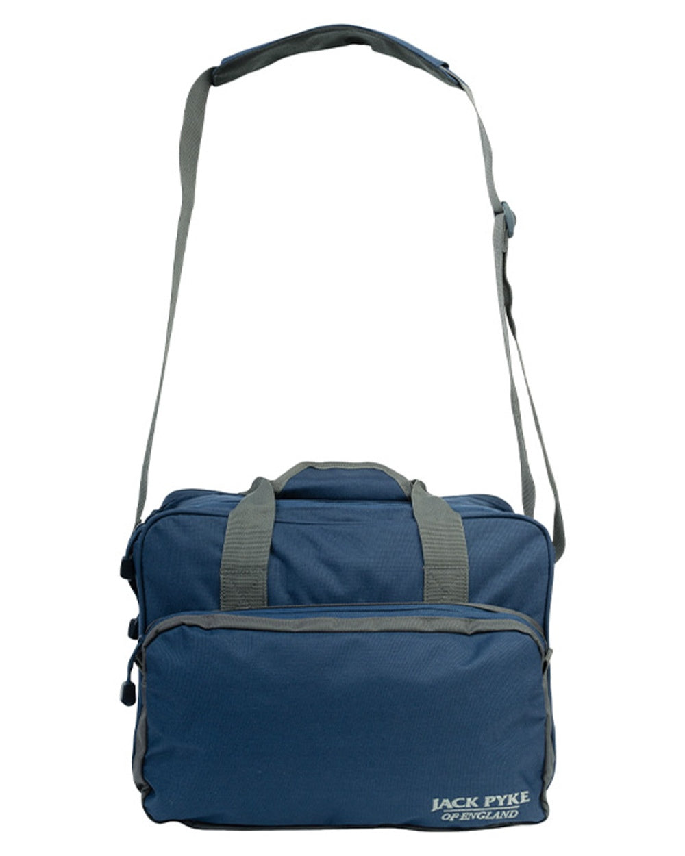 Blue coloured Jack Pyke Sporting Shoulder Bag on white background 