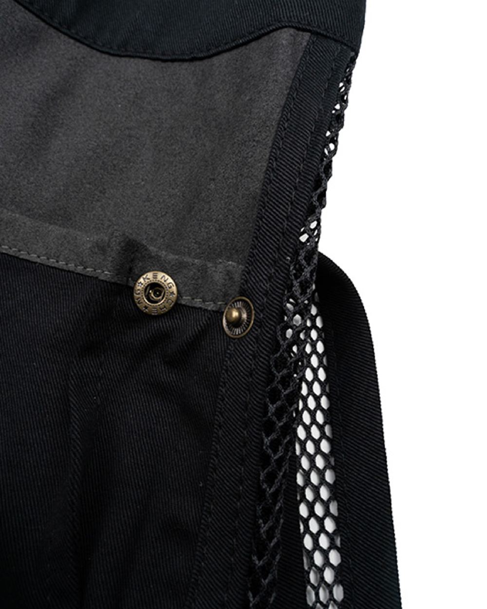 Black coloured Jack Pyke Sporting Skeet Vest on white background 