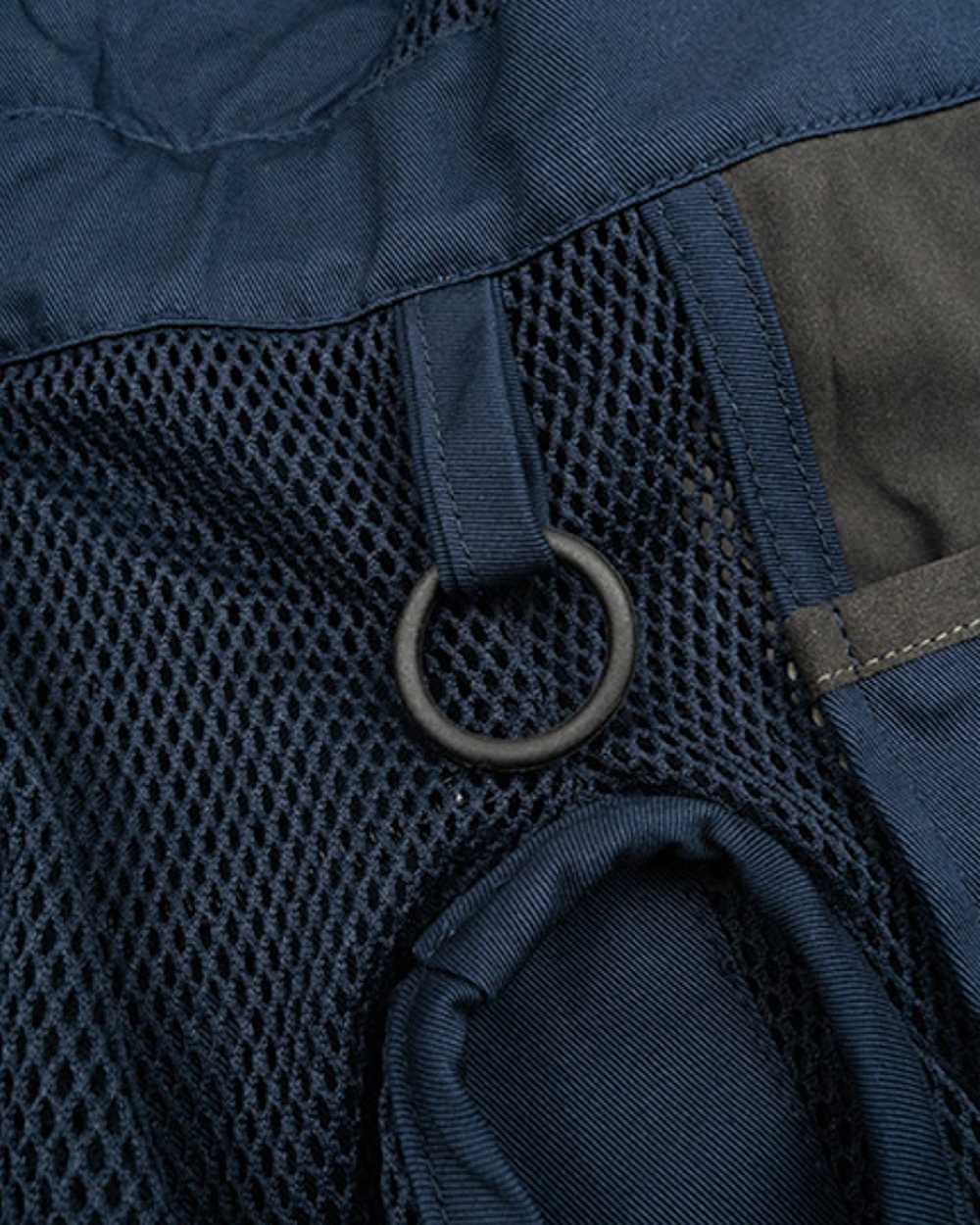 Navy coloured Jack Pyke Sporting Skeet Vest on white background 