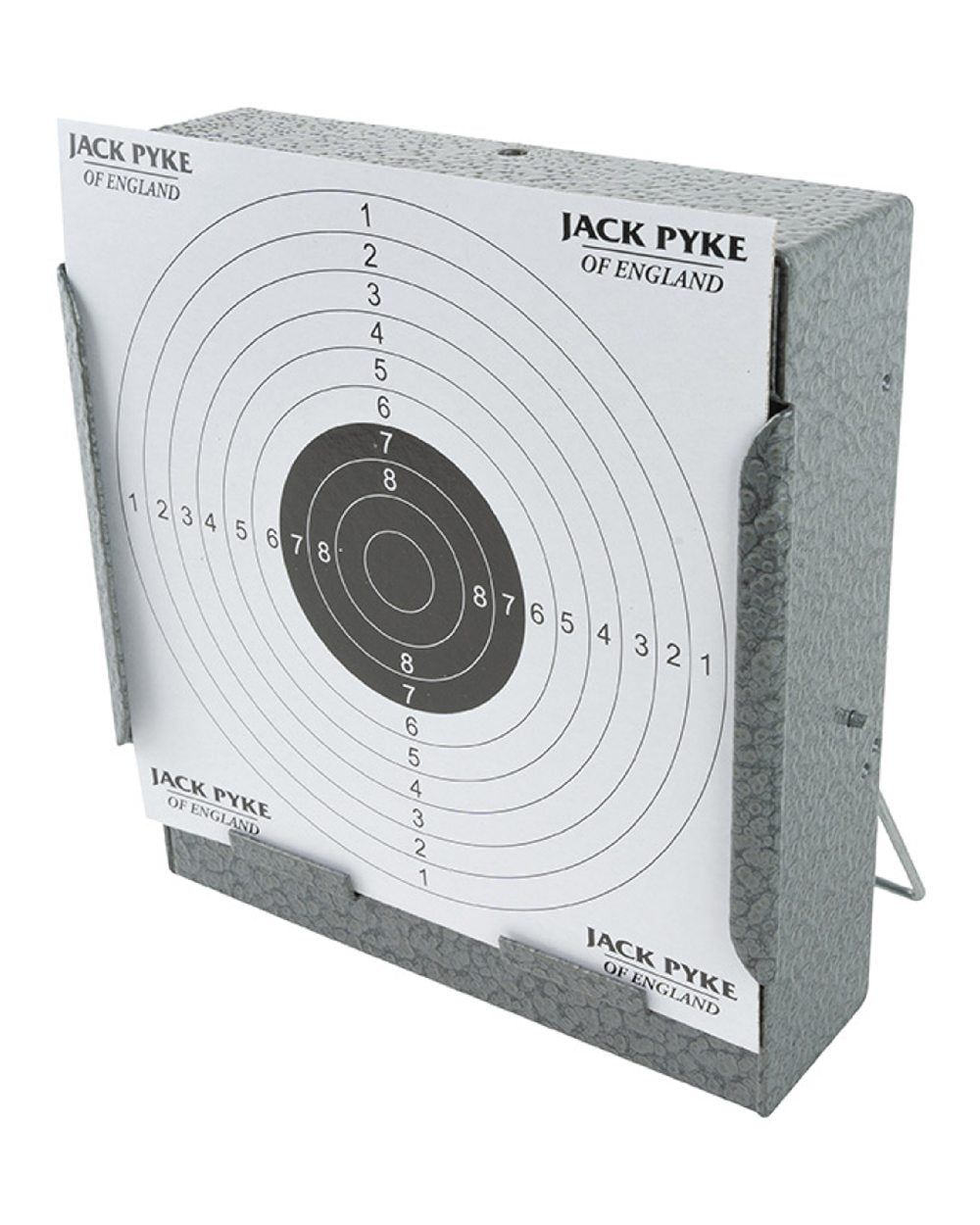 Jack Pyke Steel Paper Target Holder &amp; Pellet Catcher on white background