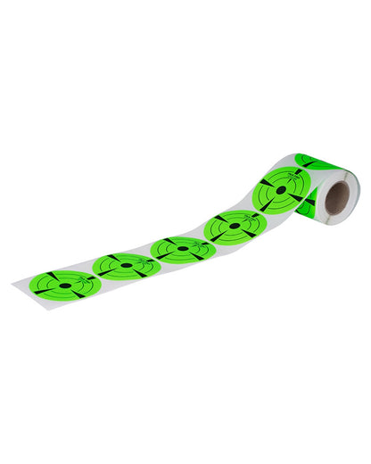 Green coloured Jack Pyke Target Sticker Roll on white background 