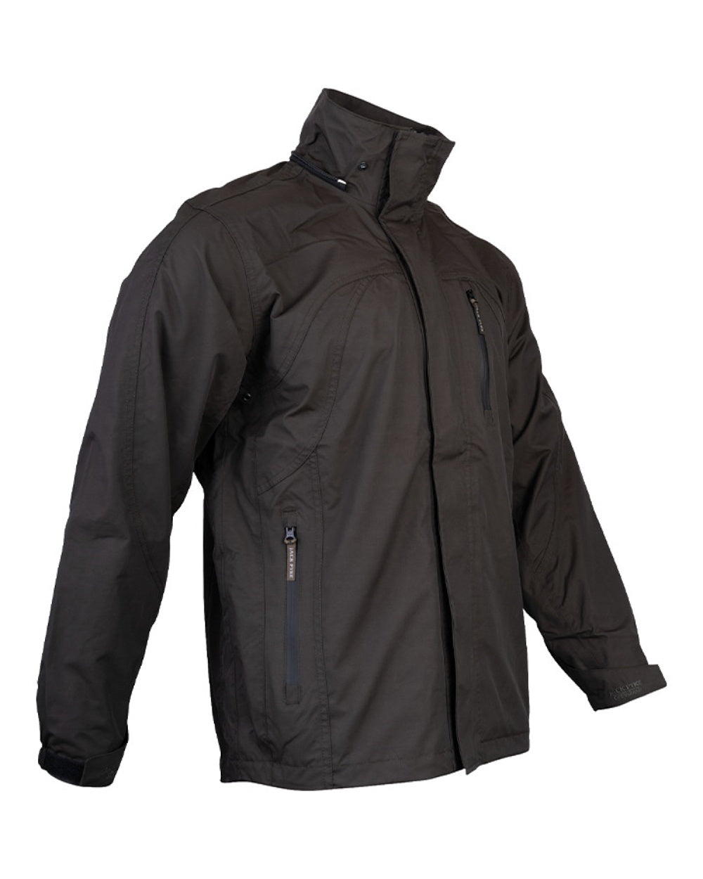 Hunter Green coloured Jack Pyke Technical Featherlite Jacket on white background 