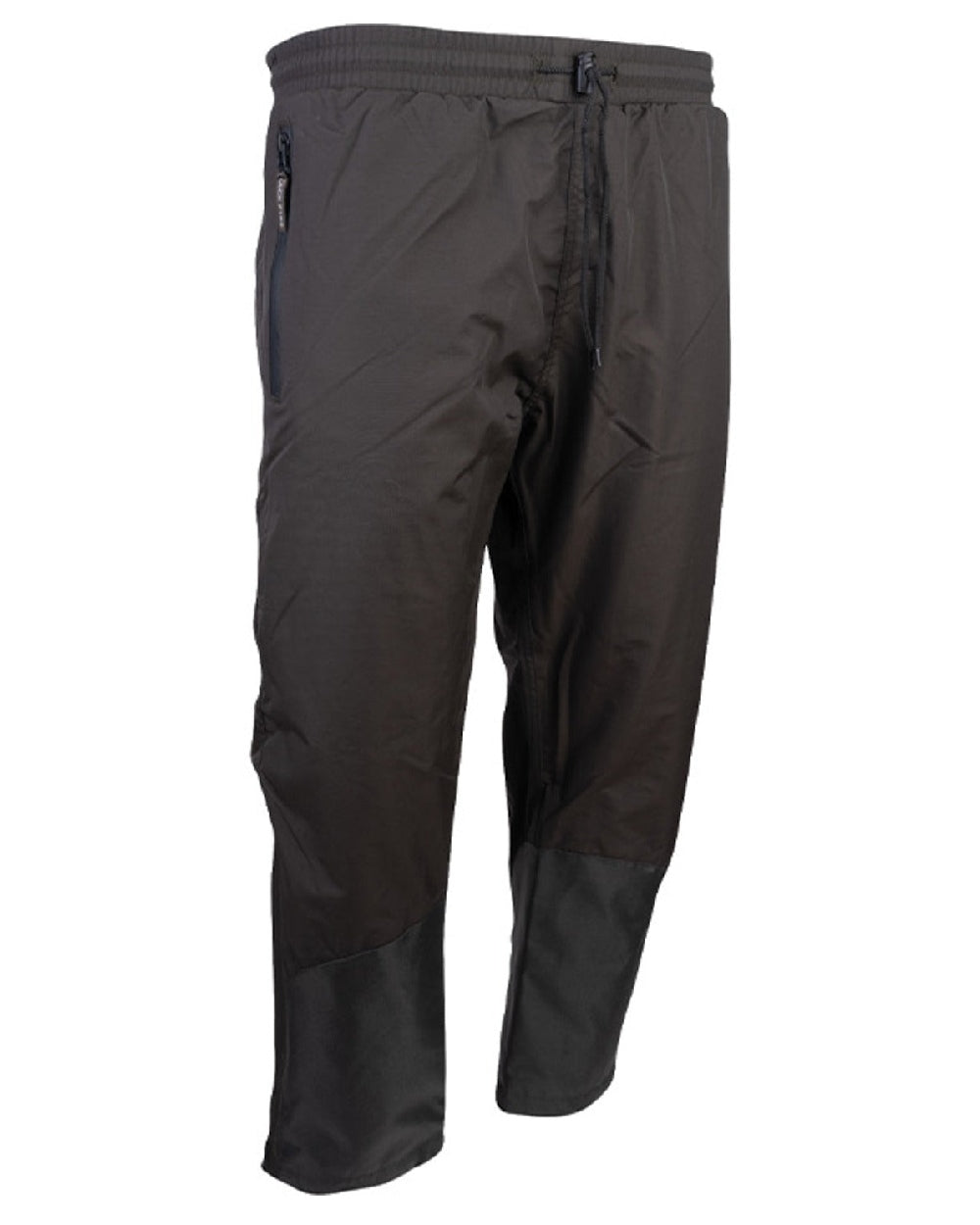 Hunters Green coloured Jack Pyke Technical Featherlite Trousers on white background 