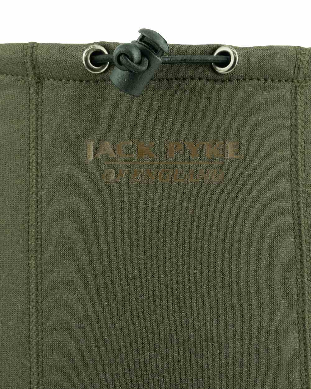 Green coloured Jack Pyke Technical Neck Gaiter on white background 