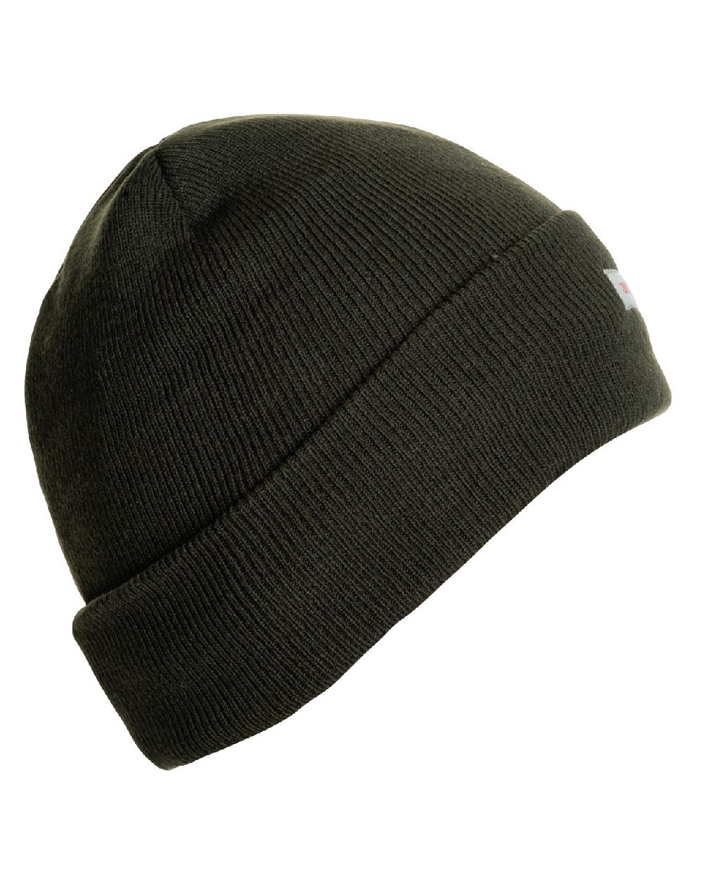 Green coloured Jack Pyke Thinsulate Bob Hat on white background 