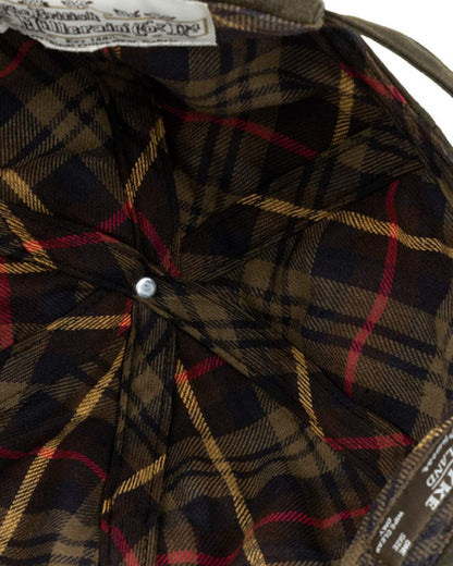 Green coloured Jack Pyke Wax Baseball Cap on white background 