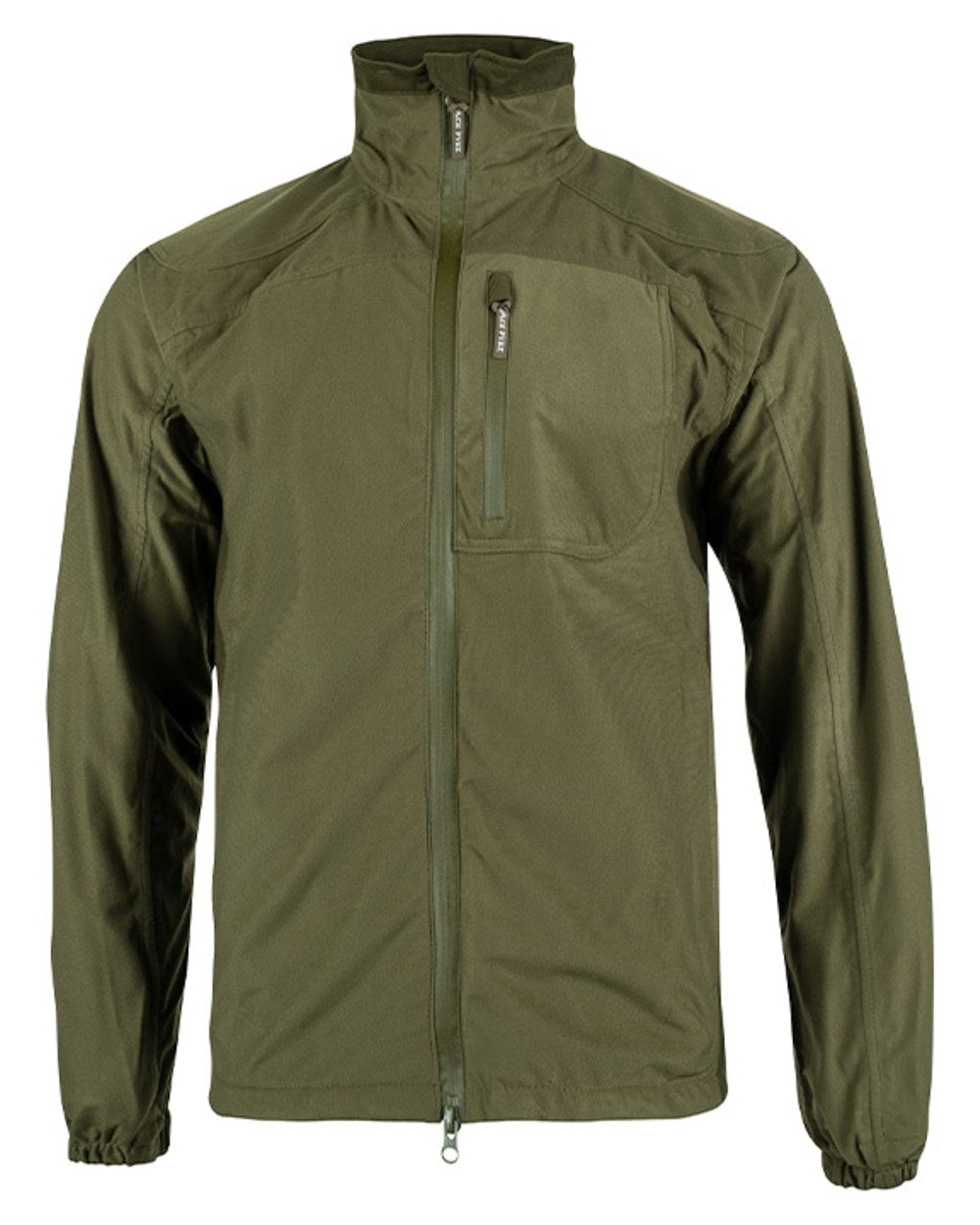 Green coloured Jack Pyke Weardale Field Jacket on white background 