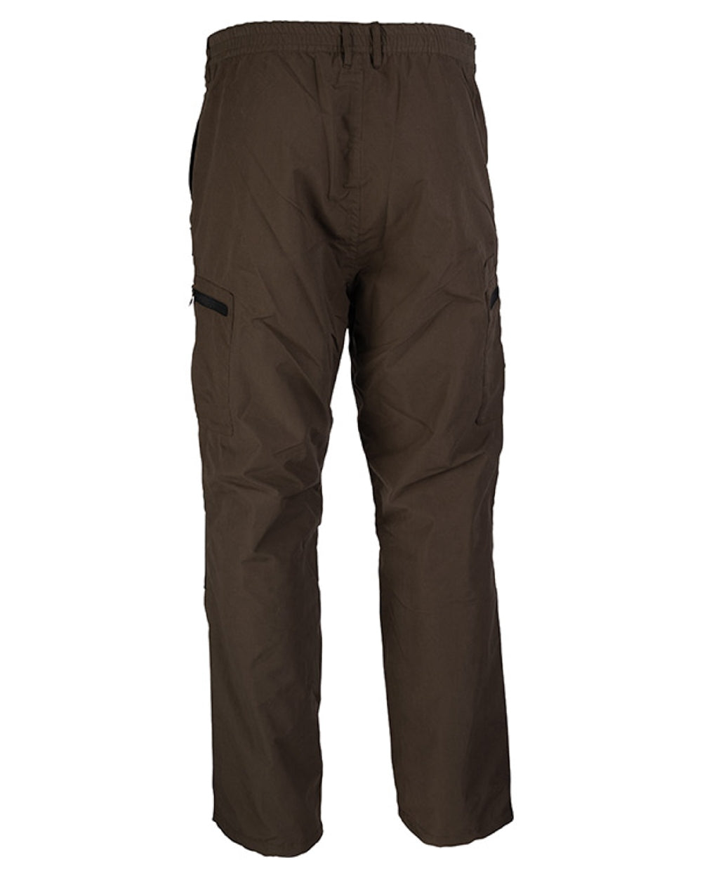 Brown coloured Jack Pyke Weardale Hunting Trousers on white background 