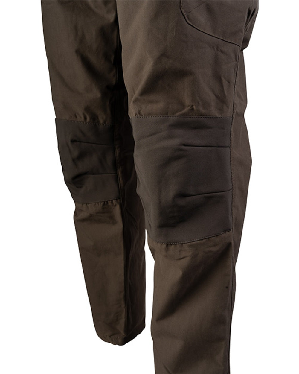 Brown coloured Jack Pyke Weardale Hunting Trousers on white background 