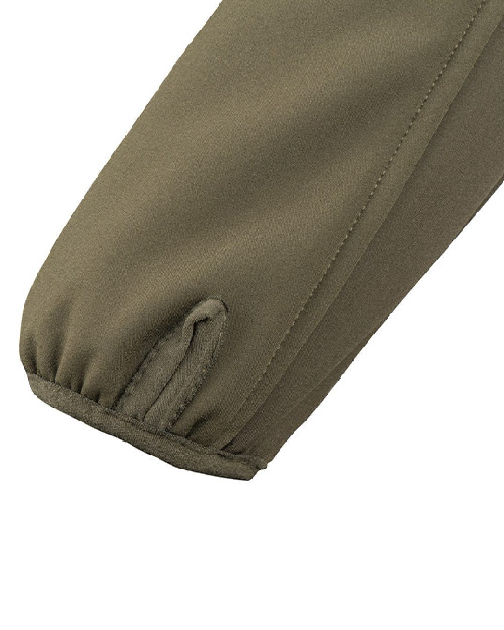 Green coloured Jack Pyke Weardale Softshell Jacket on white background 