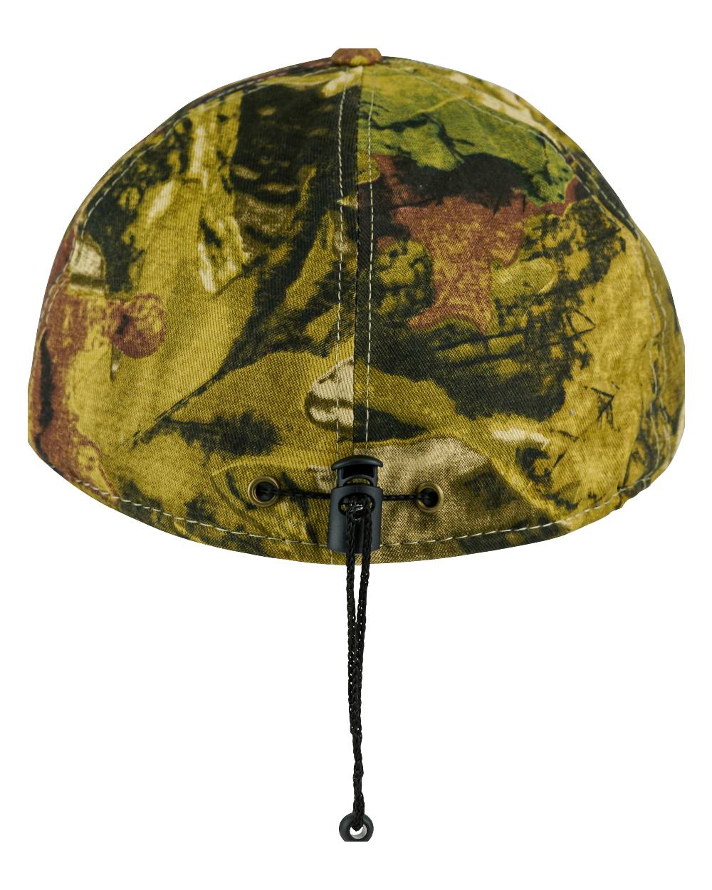 Camo coloured Jack Pyke Wildfowlers Cap With Torch on white background 