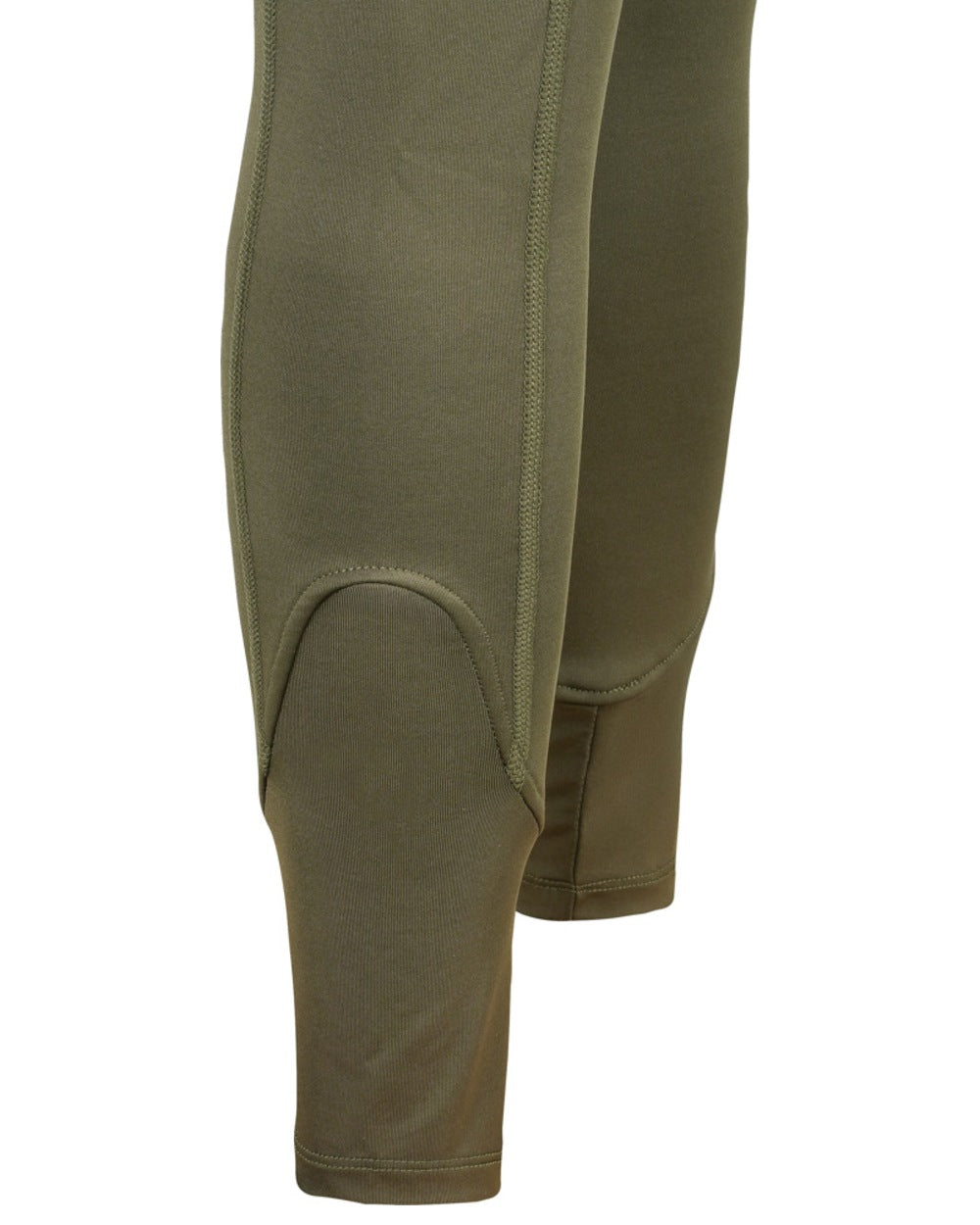 Olive coloured Jack Pyke Womens Leggings on white background 