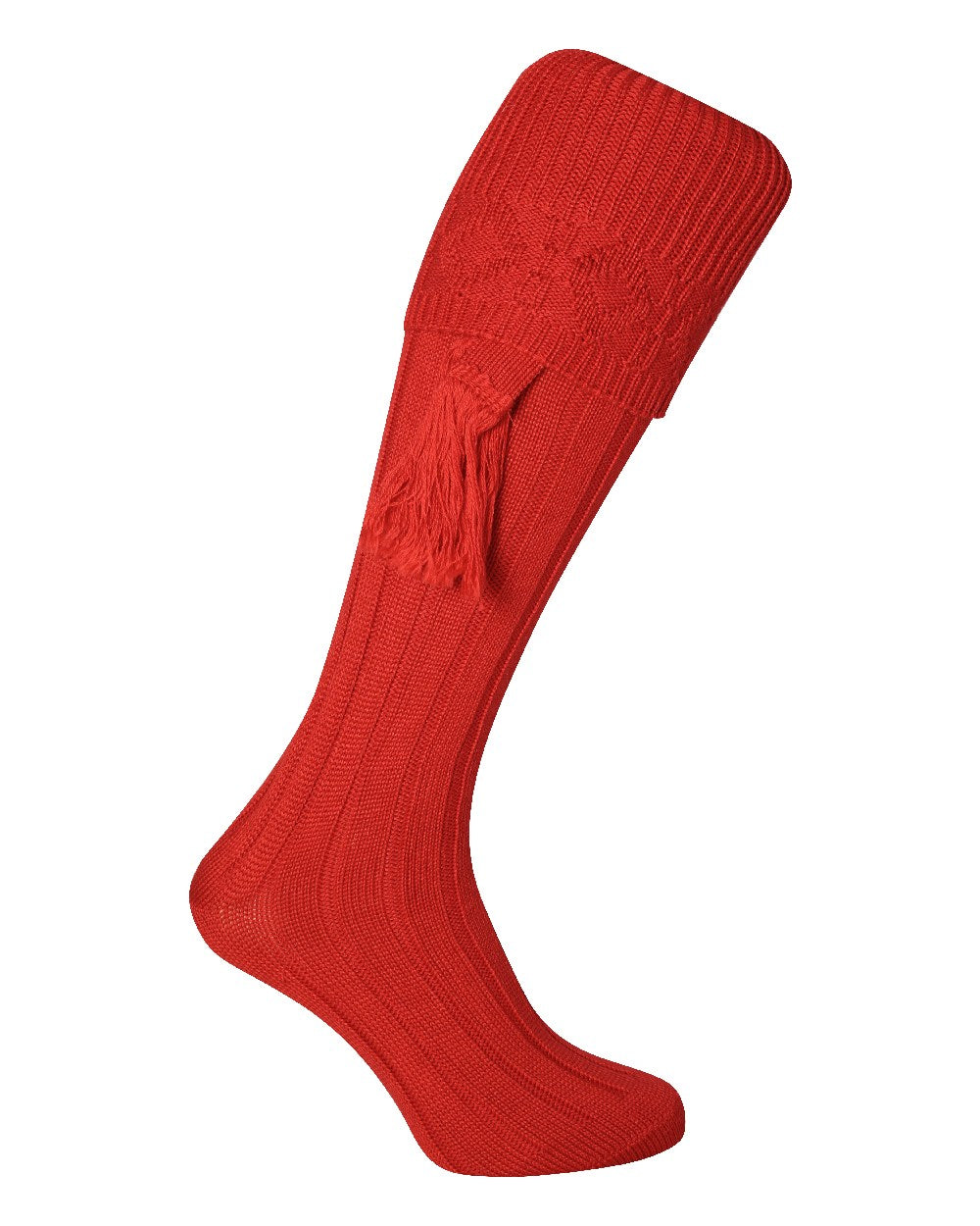 Jack Pyke Plain Shooting Socks in Red 