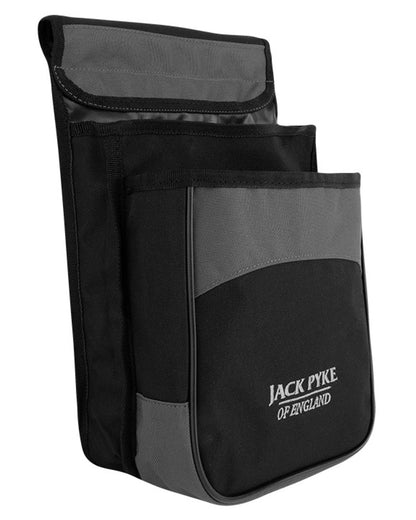 Black coloured Jack Pyke Sporting Cartridge Pouch on white background 