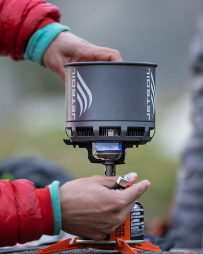 Jetboil 1.5L Ceramic FluxRing Cooking Pot on outdoor background