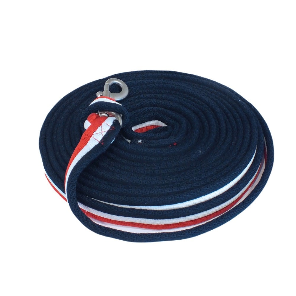 John Whitaker Lunge Line | Two Colours In Navy/Red/White