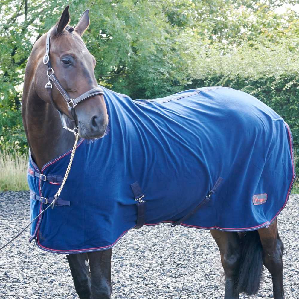 John Whitaker Rastrick Fleece Rug In Navy/Reflective