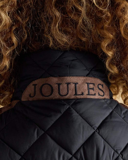 Navy coloured Joules Braemar Luxe Gilet on white background 