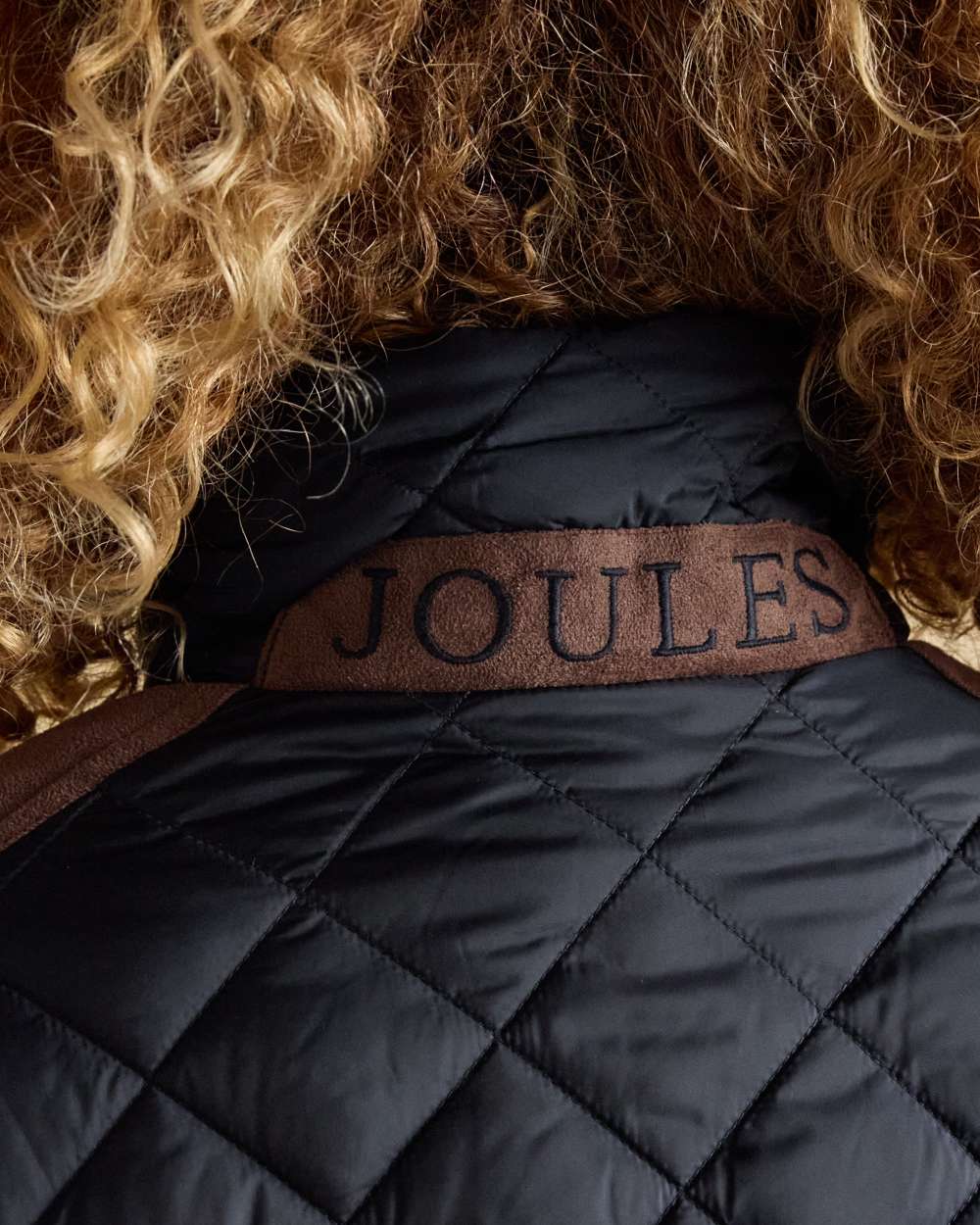 Navy Coloured Joules Braemar Luxe Jacket On A White Background 