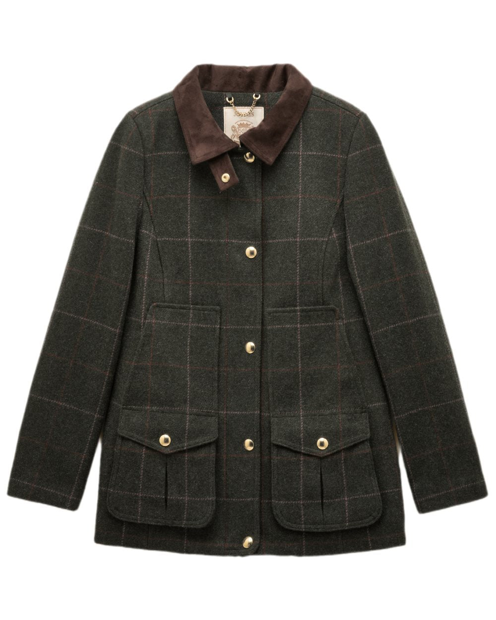Grasmoor Tweed Coloured Joules Fieldcoat Tweed Jacket on white background 