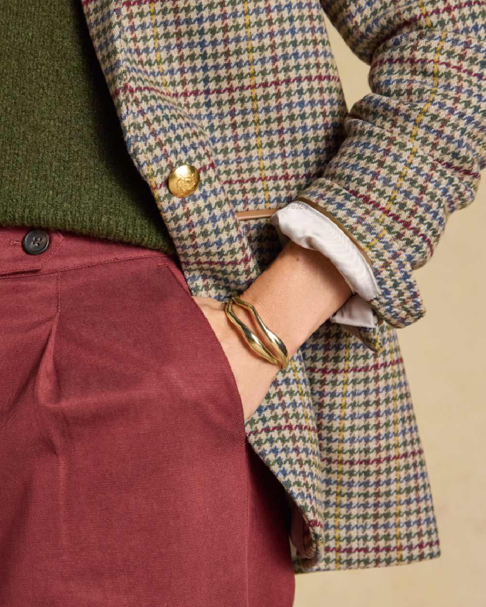 Joules Womens Hackmore Tweed Blazer