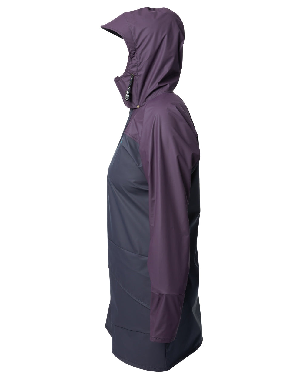 Navy coloured Kaiwaka Agtex Lady of the Land Parka on white background 