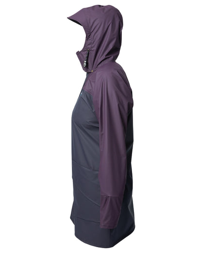 Navy coloured Kaiwaka Agtex Lady of the Land Parka on white background 