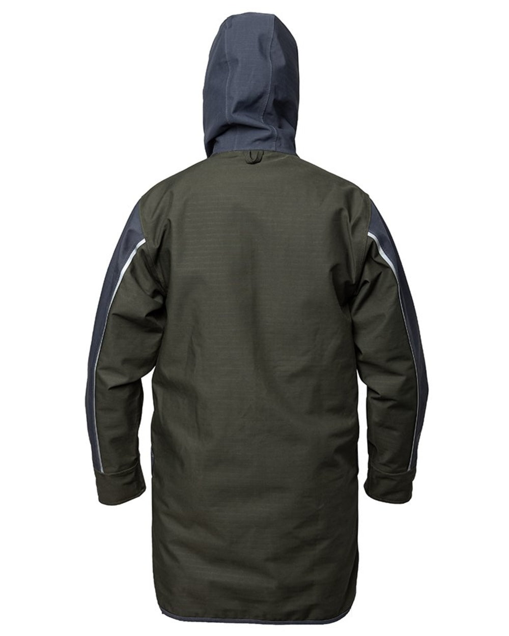 Olive coloured Kaiwaka Mens Stormforce Winter Jacket on white background 