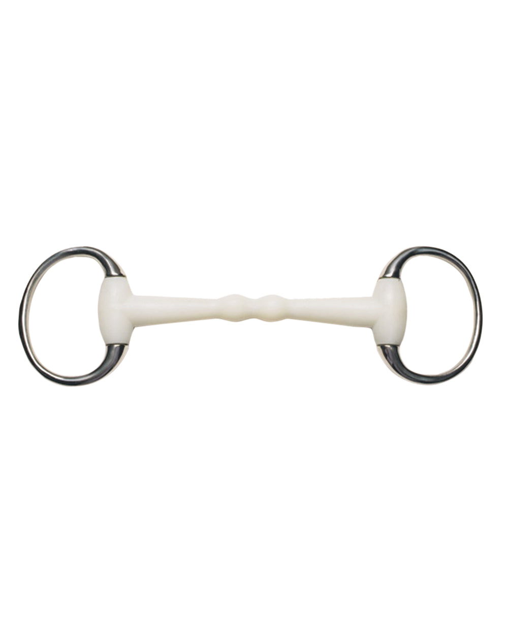 Korsteel Flexi Mullen Mouth Eggbutt Snaffle Bit on white background