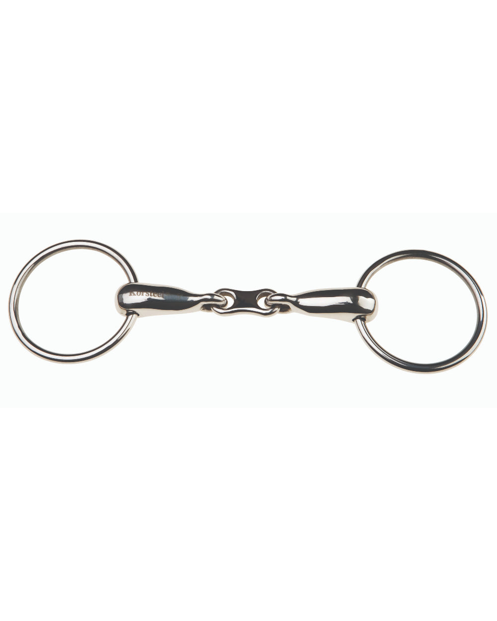 Korsteel Stainless Steel Hollow Mouth French Link Loose Ring Snaffle B