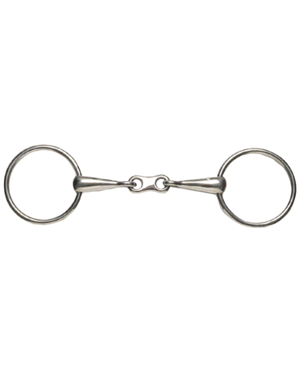 Korsteel Stainless Steel Thin Mouth French Link Loose Ring Snaffle Bit