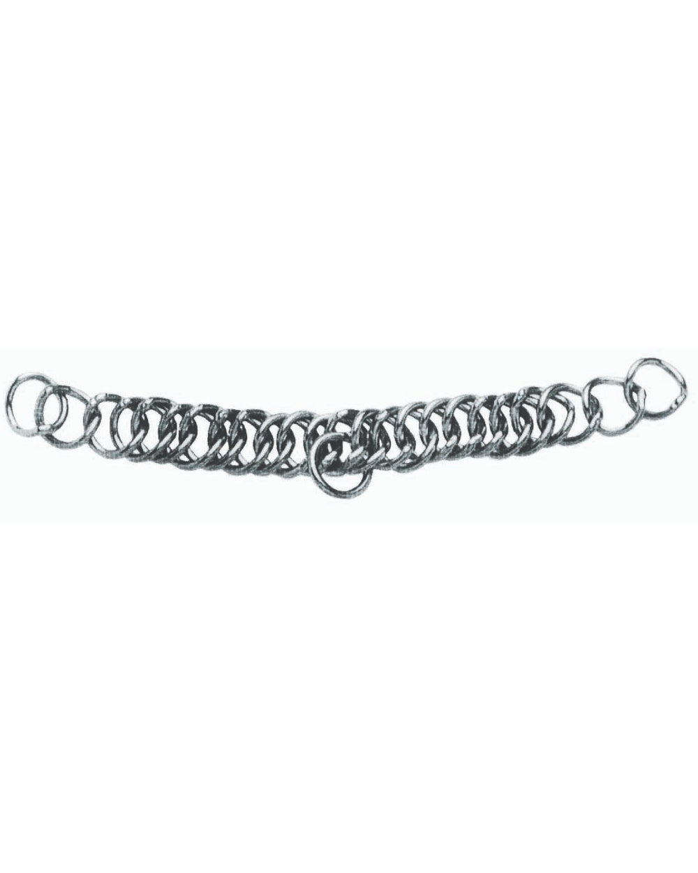 Korsteel Twin Link Curb Chain on white background