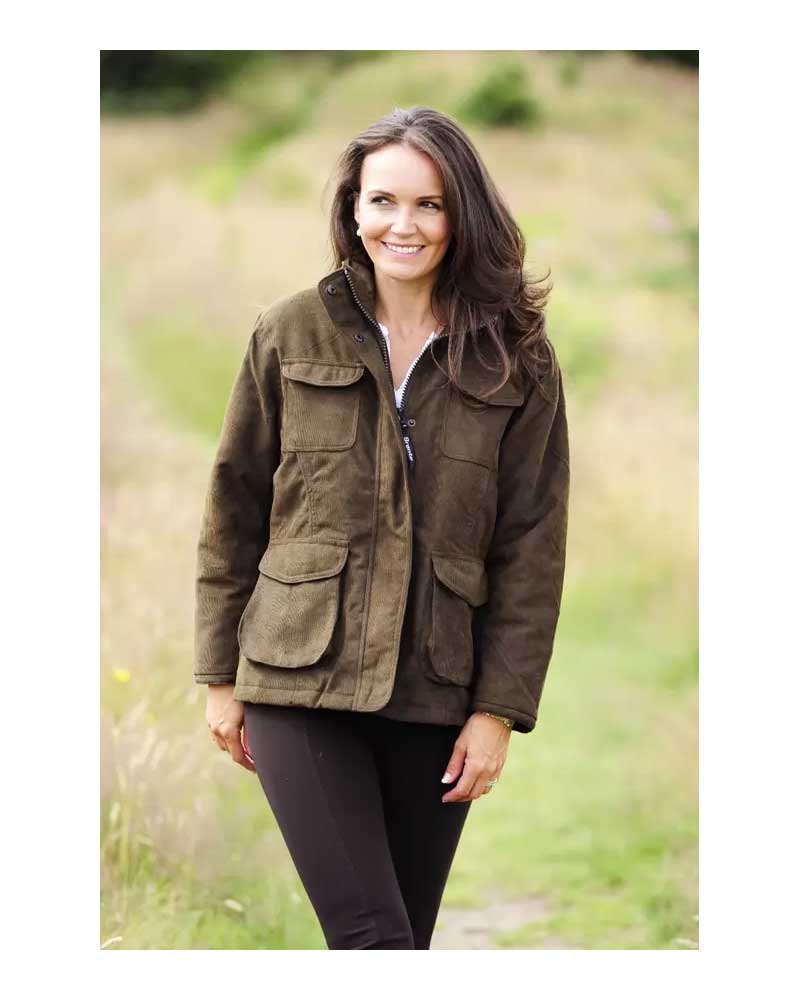 Bronte ladies Chelsea waterproof country coat.