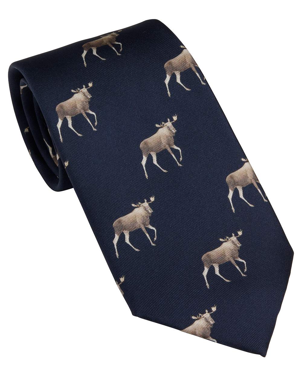 Old Navy coloured Laksen Elk Tie on white background 