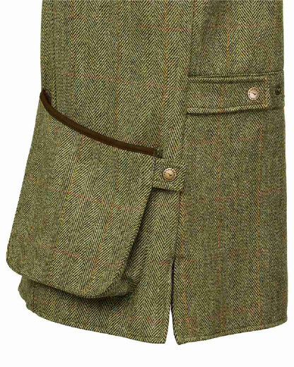 Beleigh Coloured Laksen Mens ulland Tweed Shooting Vest on White Background 
