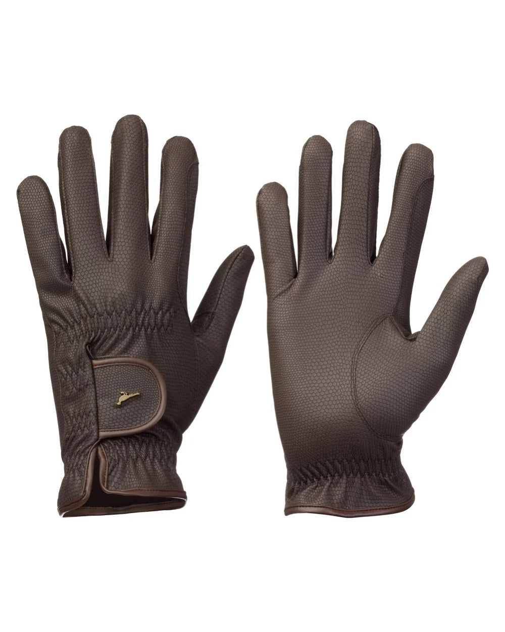 Olive coloured Laksen Mens Ultra Grip Shooting Gloves on white background 