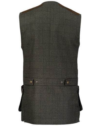 Willow Coloured Laksen Mens Willow Leith Shooting Vest on white background 