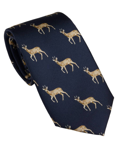 Old Navy coloured Laksen Roe Buck Tie on white background 
