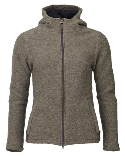 Olive Coloured Laksen Womens Fiona Fleece Jacket with CTX Air on white background 