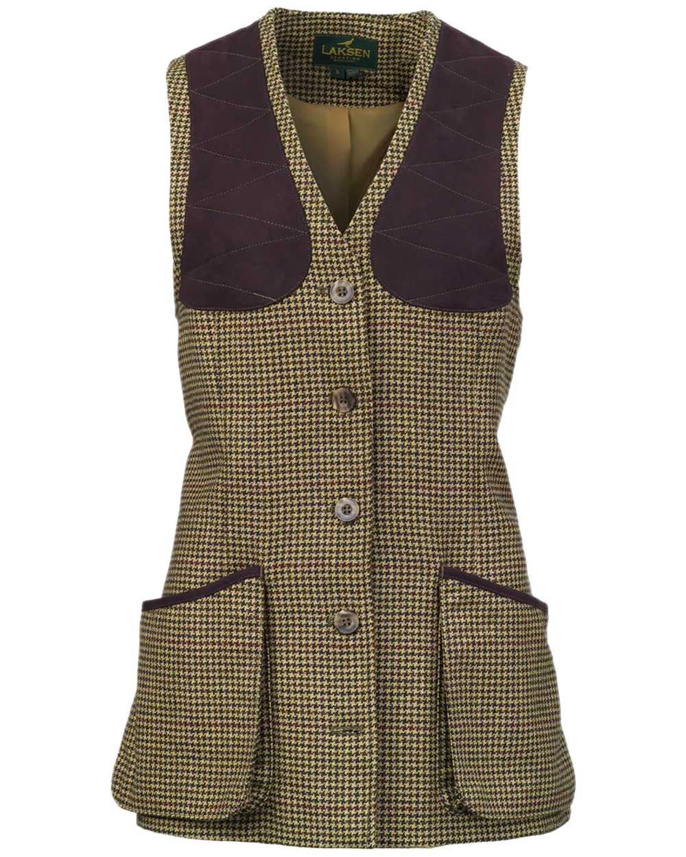 Lily Coloured Laksen Womens Lily Beauly Shooting Vest on white background 