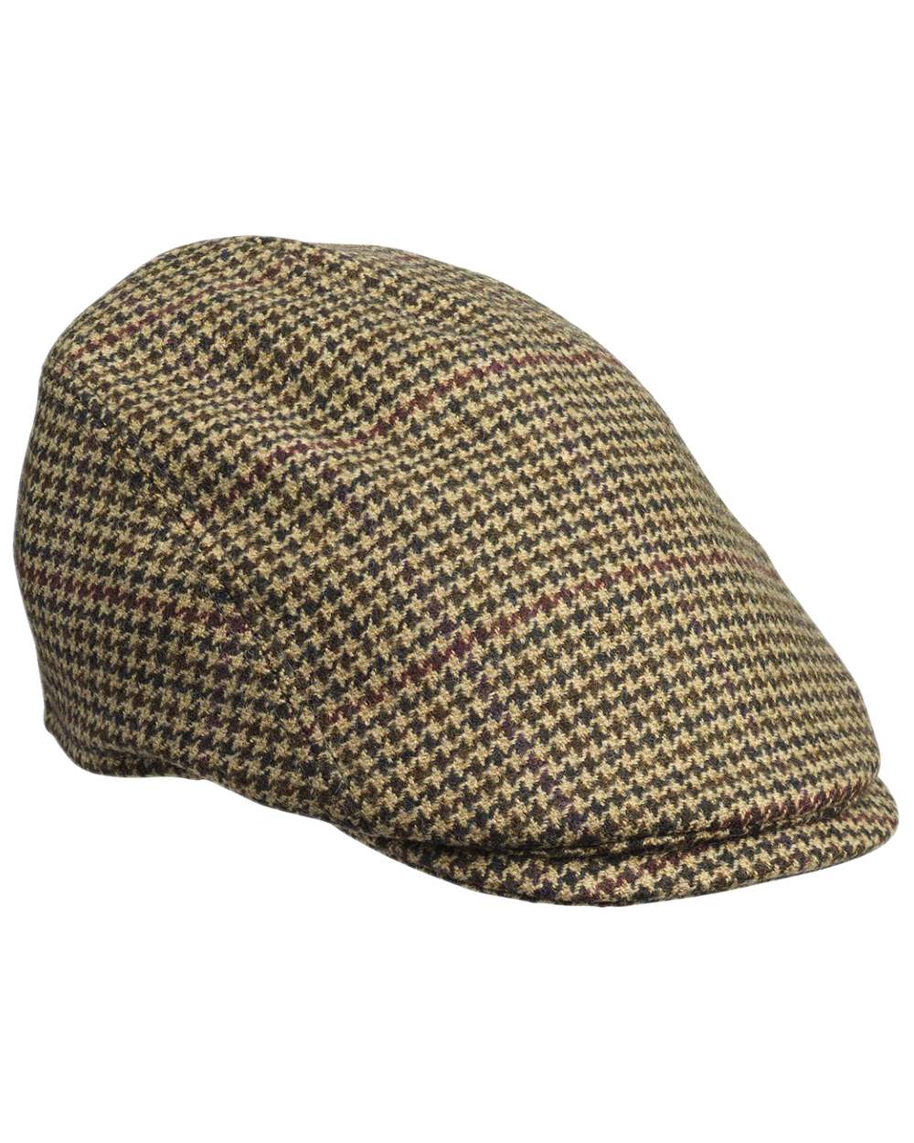 Lily Tweed Coloured Laksen Womens Lily Drivers Flat Cap on white background 